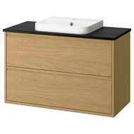 ÄNGSJÖN / BACKSJÖN Wash-stnd w drawers/wash-basin 102x49x71 cm