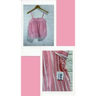 0LD NAVY. cotton blend striped pajama cami top / new with tag D