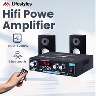 AK35 800W-1200W Home bluetooth Digital Amplifiers Audio 110-220v Class D Home & Car Use Hifi FM Musi