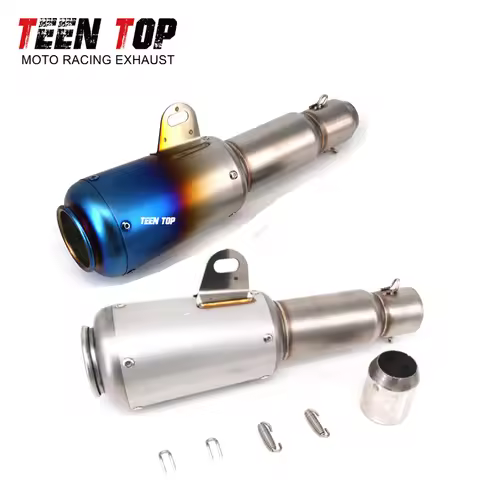 51mm Universal Exhaust Muffler Motorcycle Muffler Slip-on Exhaust Tailpipe CB650R TRK502X Tenere 700