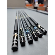 WILKAR  Black Carbon 2 Piece Pool Cue 13mm Billiard Pool Cue