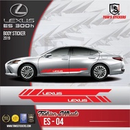 LEXUS ES 300h CAR BODY STICKER SET ES - 04