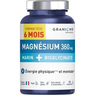 GRANIONS Magnesium Bisglycinate + Magnesium Marin Bekalan 6 Bulan |   Magnesium Marin + Magnesium Bi