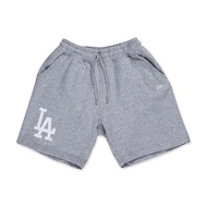 New Era กางเกงรุ่น MLB ESSENTIAL LOS ANGELES DODGERS HEATHER GRAY KNIT SHORTS