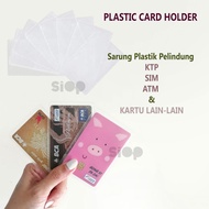 PLASTIC COVER PROTECTIVE ATM CARD/DEBIT/ CREDIT-BUSINESS CARD-SIM-KTP