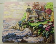 DIY海邊小屋數字油畫