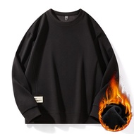 Winter Men Sweatshirts Fleece Hoodies Oversized 6XL 7XL 8XL Plus Size Long Sleeve Pullovers Autumn S