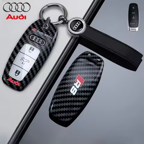 Racing-Style Design Car Key Shell Key Car Accessories Audi Q8 A6 A3 A8 C8 S6 Rs6 A7 S7 Rs7 Rs8 8Y D5