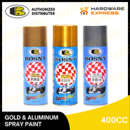 Bosny Gold and Aluminum Spray Paint (Gold, Bronze Gold, or Aluminum Silver)