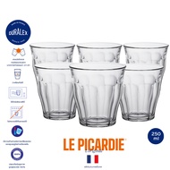 Duralex Picardie 200 ml (6 ใบ) แก้วน้ำ แก้วกาแฟ แก้วชา แก้วน้ำ everyday glass แก้ว tempered glass