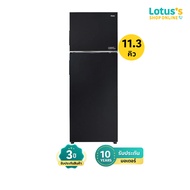 ·HAIER 2-DOOR REFRIGERATOR 11.3 CUBIC FEET BLACK MODEL HRF-320MNI As the Picture One
