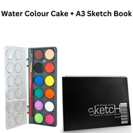 Water Colour Cake + Sketch Book
