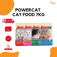 POWER CAT 7kg - CHICKEN/ KITTEN/ OCEAN TUNA/ OCEAN FISH