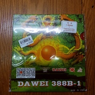 MERAH DAWEI 388B-1 Serang Spot Ping Pong Rubber (100% Original) - Red 2.0mm