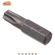 FKILLAONE 1pc Screw Driver Bit, 1/4 Inch Hex Shank 25mm Length Torx Bits, S2 Alloy Steel T6-T40 6 Po