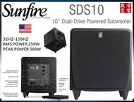 『盛昱音響 』 美國Sunfire SDS-10超低音喇叭500W動態功率 ~ 公司貨