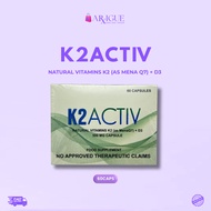 K2Activ (Vitamin K2 as MK-7 + Vitamin D3) 60 capsules