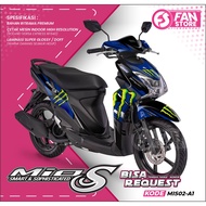 Mio S Decal Sticker - Mio S Fullbody Decal - Mio 2017 Motorcycle Accessories - Code MIS02