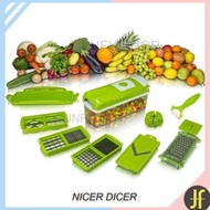 Cod Available J091 Genius Nicer Dicer Plus Vegetable Cutting Tool Set Kitchen Knife Set Planer Knife