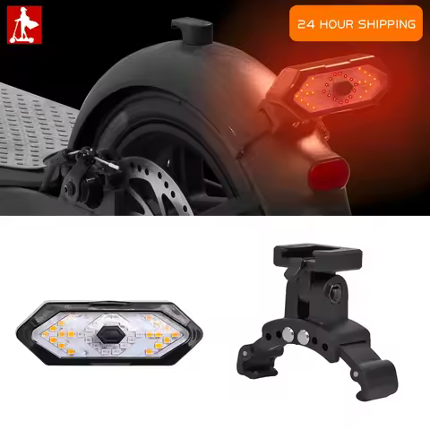 Turn Signal Light for Ninebot MAX G30 G30D G2 F2 PRO F20 ES1 E22 D18W Lights Electric Scooter Tailli