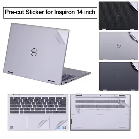 Pre-Cut Vinyl Sticker Skin Laptop Cover Film for Dell Inspiron 14 2in1 Plus 7440 7430 7435 7420 7415