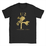 SARB Men U2 Band T Shirts Premium Joshua Tree Cotton Clothes Crazy Short Sleeve Round Collar Tees Pa