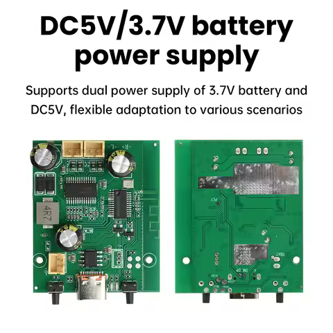 10W+10W 2 Channel Stereo Bluetooth Amplifier Board DC5V/3.7V TWS Adjustable Tone Rechargeable Audio 