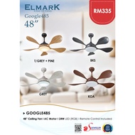 Ceiling Fan Elmark Google 48"
