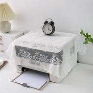Breathable Anti-Gray White Lace Hollow Anti-dust Cover Universal Printer Fax Machine Coffee Machine 