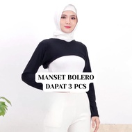 (Get 3 Pcs) Bolero Cuffs Connected Bolero Crop Top Cuffs