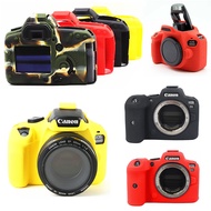 Silicone Armor Skin Case DSLR Camera Bag Cover for Canon EOS R5 R6 M50 90D 70D 800D 1300D 5DII 5D2 6