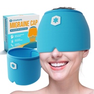 ICEWRAPS Migraine Cap | Form-Fitting Migraine Relief Cap | Headache Relief Cap with 360° Head Covera