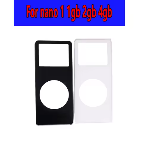 Black White Color Plastic Front Case Cover Lens Window for iPod Nano 1st Nano 1 1GB 2GB 4GB Faceplat