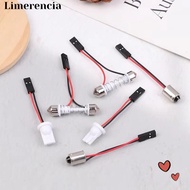 LIMERENCIA Car Light Adapter, T10 BA9S Festoon Pink Connector Wire LED Bulb Adapter,  Universal Wire