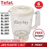 Blender Jug Tefal 1.5lt (6 Blades) spare part (Not included Machine)