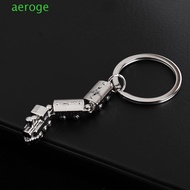 AEROGEM Mini Train Model Alloy Keychain, Train Model Movable Joint Movable Joint Train Keyring, Car 