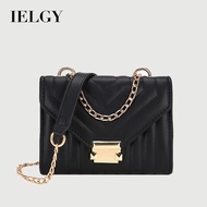 IELGY Tide Hundred Ring Chain Bag Women's Bag Oblique Across The Small Square Bag