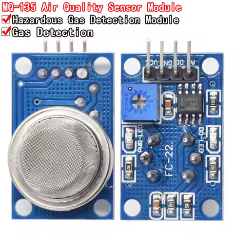 Sensor MQ135 Air Quality New MQ135 MQ-135 Air Quality Sensor Hazardous Gas Detection Module For Ardu