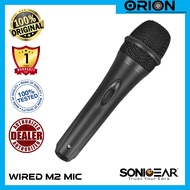 SonicGear M2 Wired Microphone | 6.5mm Jack | 3M Detachable Cable