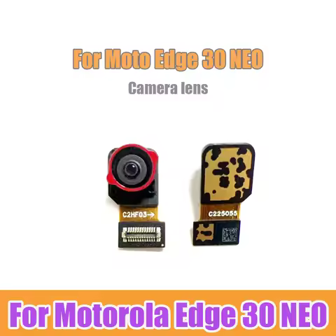 Original Front Facing Rear Main Camera For Motorola MOTO Edge 30 NEO Front Back Big Camera Module Pa