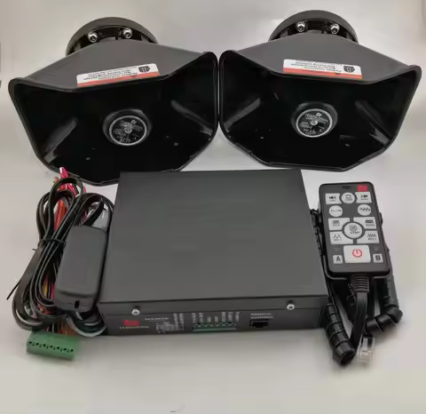 Car Police Siren horn car police siren speaker 600w 12v speaker warning police siren horn for car Po
