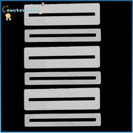 EMOTEMY 3Sets Guitar Fret Guard, Steel Silver Color Fret Wrap, Professional 7.8cm Size Protector Gui