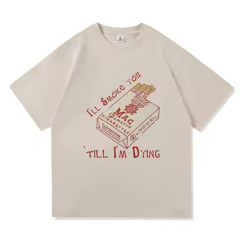 Mac DeMarco I'll Smoke You T Shirt Men Clothing Harajuku Unisex High Quality Kawaii Women Clothes Ts