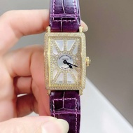 Franck Muller/FM Long Island Series 18k Gold Diamond English Women's Watch 902QZ