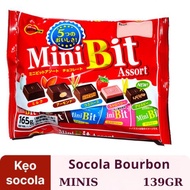KẸO SOCOLA BOURBON MINI BIT GÓI 139GR - A