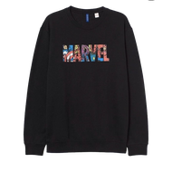 Crewneck Pria Nasa MARVEL / Sweater Crewneck Motif Marvel Real Picture / Crewneck Pria NASA MARVEL