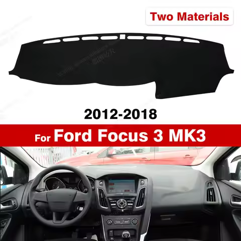 Car Dashboard Cover For Ford Focus 3 MK3 2012 2013 2014 2015 2016 2017 2018 Dash Mat Anti-UV Carpets