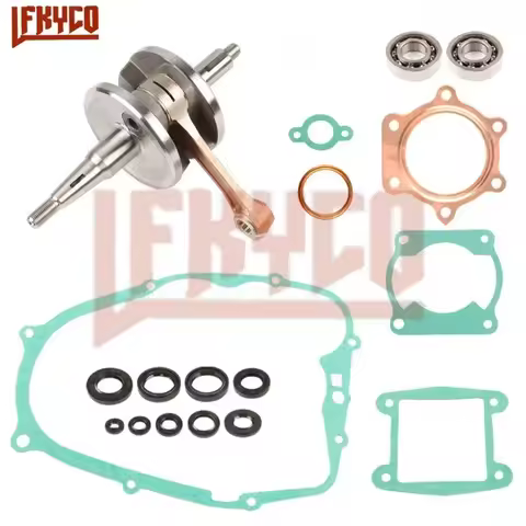 66mm Bore 195cc Enging Engine Bottom End Crank Bearings Gasket Crankshaft Assembly for Yamaha Blaste