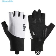BACK2LIFE 1 Pair Cycling Gloves, Breathable Anti-Slip Fitness Gloves, Sports Gloves Shockproof Palm 