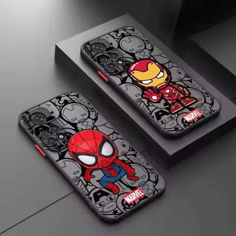 superhero Spider-Man For Xiaomi Redmi Note 14 13 12S 12 Turbo 11T 11E 11S 10S 10 Pro Plus Max Froste